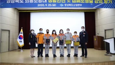 Photo of 경북 의용소방대 강의평가 실시… 안전교육 강의역량 향상