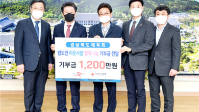 Photo of 경상북도 체육회, 범도민 이웃사랑 행복나눔 기부 앞장서