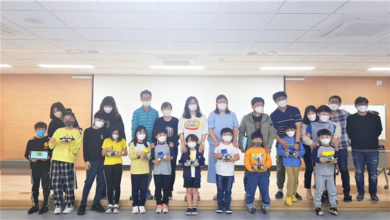 Photo of 놀면서 공부가 되는 과학인성메이커 교육 양포도서관,「가족 로봇축구 대항전」인기 만점