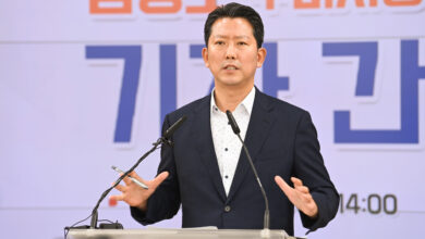 Photo of “김장호 구미시장 출범 1달경과 기자회견”