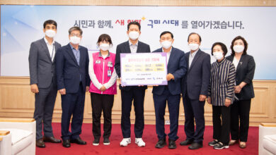 Photo of 사)한국나눔연맹,식료품 4,640만원 상당 복지업무협에 따른 후원물품 전달