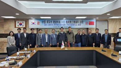 Photo of 자우버 중국 쓰촨성 광안시장 일행 구미상의 방문 구미-중국 경제교류 간담회