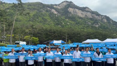 Photo of 지구의 날 기념, 백두대간, 푸른나무!