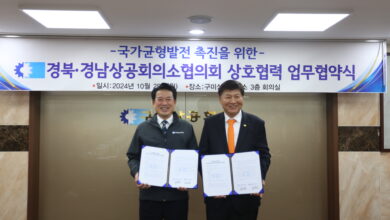 Photo of 국가균형발전 촉진을 위한 경북/경남/상공회의소협의회 상호협력MOU체결