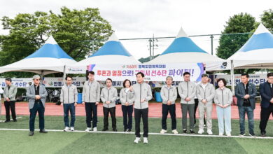 Photo of 구미시의회, 경북도민체전 출전 선수단 격려 방문