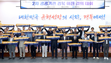 Photo of 경북도, 제2차 공공기관 이전 결의대회 개최…글로벌 혁신 거점으로
