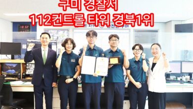 Photo of “구미의 안전을 움직인 112컨트롤타워…구미경찰서, 경북  1위 선정”